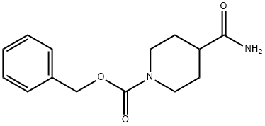 BENZYL 4-(AMINOCARBONYL)TETRAHYDRO-1(2H)-PYRIDINECARBOXYLATE Structural