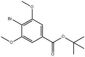 TERT-BUTYL 4-BROMO-3,5-DIMETHOXYBENZOATE Structural