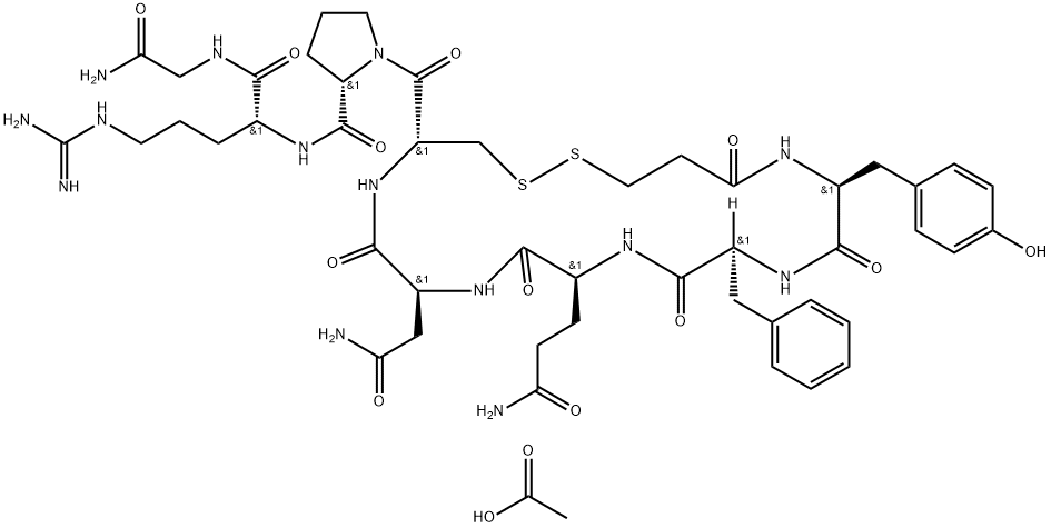 Desmopressin acetate Structural