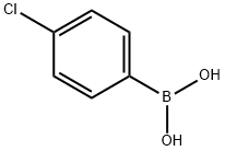 4-Chlorophenylboronic acid Structural