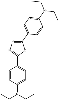 2,5-BIS(4'-DIETHYLAMINOPHENYL)-1,3,4-OXADIAZOLE Structural