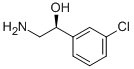 (S)-2-Amino-1-(3-chloro-phenyl)-ethanol Structural