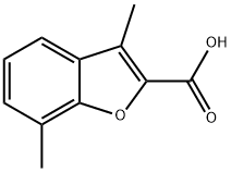 3,7-DIMETHYL-BENZOFURAN-2-CARBOXYLIC ACID Structural