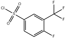 4-FLUORO-3-(TRIFLUOROMETHYL)BENZENESULPHONYL CHLORIDE Structural