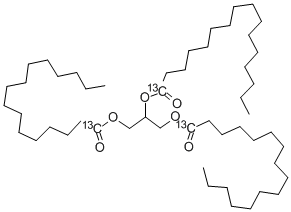 1,1,1-13C-TRIPALMITIN Structural