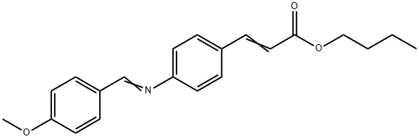 4-[(4-METHOXYBENZYLIDENE)AMINO]CINNAMIC ACID N-BUTYL ESTER,4-[(4-Methoxybenzylidene)amino]cinnamic Acid Butyl Ester