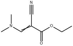 Ethyl 2-cyano-3-(dimethylamino)acrylate Structural