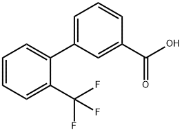 2'-TRIFLUOROMETHYL-BIPHENYL-3-CARBOXYLIC ACID Structural