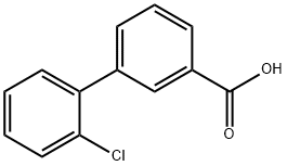 2'-CHLORO-BIPHENYL-3-CARBOXYLIC ACID Structural