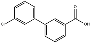 3'-CHLORO-BIPHENYL-3-CARBOXYLIC ACID Structural