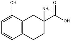 2-AMINO-8-HYDROXY-1,2,3,4-TETRAHYDRO-NAPHTHALENE-2-CARBOXYLIC ACID
 Structural