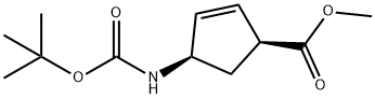 4-[[(1,1-DIMETHYLETHOXY)CARBONYL]AMINO]-2-CYCLOPENTENE-1-CARBOXYLIC ACID METHYL ESTER