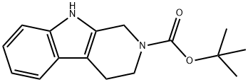 1,3,4,9-TETRAHYDRO-B-CARBOLINE-2-CARBOXYLIC ACID TERT-BUTYL ESTER Structural