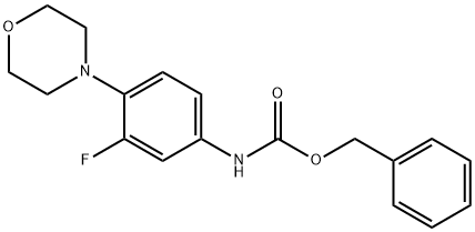 N-BENZYLOXYCARBONYL-3-FLUORO-4-MORPHOLINOANILINE