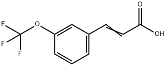 3-(TRIFLUOROMETHOXY)CINNAMIC ACID Structural