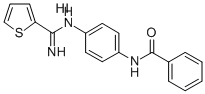 BENZAMIDE, N-[4-[(IMINO-2-THIENYLMETHYL)AMINO]PHENYL]-, MONOHYDRIODIDE
