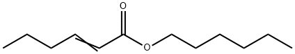 hexyl hex-2-enoate Structural