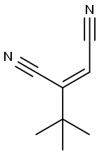 cis-2-tert-Butyl-2-butenedinitrile Structural