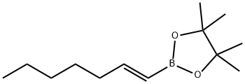 trans-1-Hepten-1-ylboronic acid pinacol ester Structural