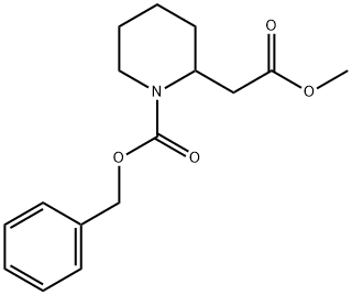 Methyl N-Cbz-2-piperidineacetate Structural