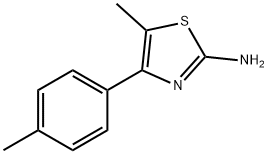 5-METHYL-4-(4-METHYLPHENYL)-1,3-THIAZOL-2-AMINE Structural