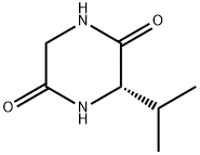 (S)-3-Isopropyl-2,5-piperazinedione Structural