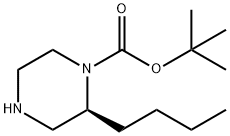 (S)-1-N-Boc-2-butylpiperazine Structural