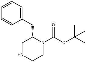 (S)-1-Boc-2-benzylpiperazine Structural