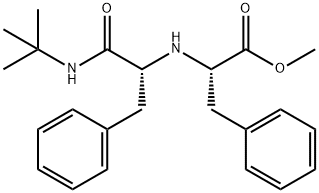 L-Phenylalanine, N-[2-[(1,1-dimethylethyl)amino]-2-oxo-1-(phenylmethyl)ethyl]-, methyl ester, (R)- (9CI) Structural