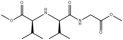 Glycine, N-[N-[1-(methoxycarbonyl)-2-methylpropyl]-D-valyl]-, methyl ester, (S)- (9CI) Structural