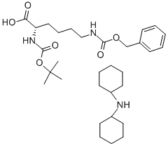 BOC-LYS(Z)-OH DCHA Structural