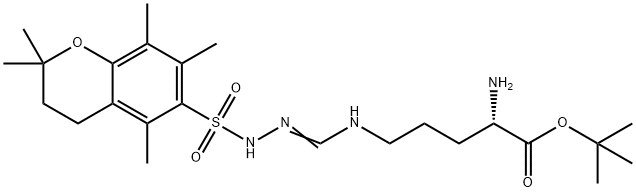 H-ARG(PMC)-OTBU(FREE BASE) Structural