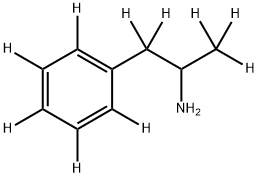 (+/-)-AMPHETAMINE-D10 Structural