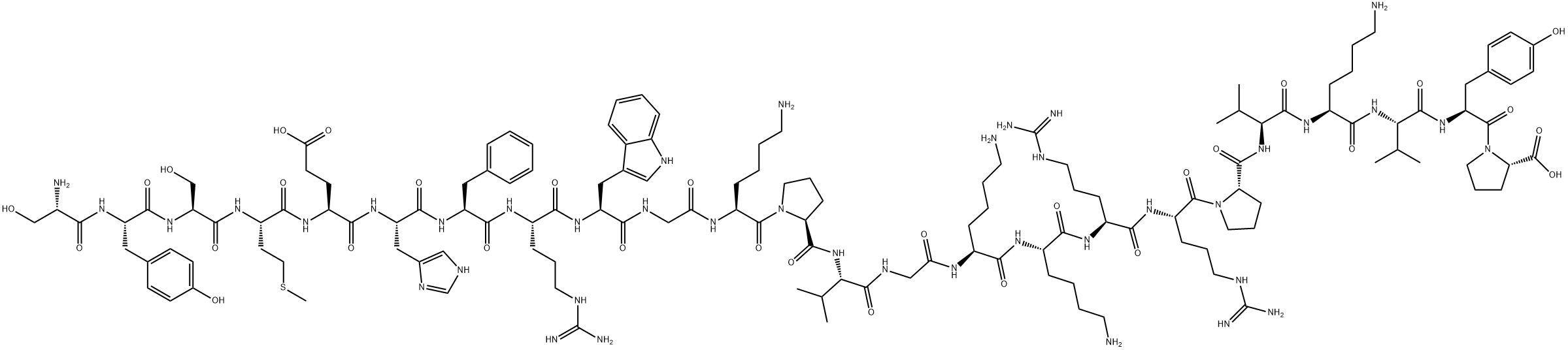 Tetracosactide acetate Structural