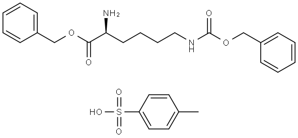 N-Benzyloxycarbonyl-L-lysine benzyl ester p-toluenesulfonate Structural
