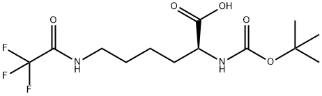 BOC-LYS(TFA)-OH Structural