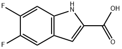 5,6-DIFLUOROINDOLE-2-CARBOXYLIC ACID Structural