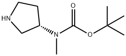 3-(N-TERT-BUTOXYCARBONYL-N-METHYLAMINO)PYRROLIDINE Structural