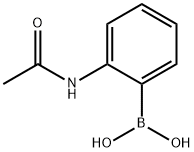 2-Acetamidophenylboronic acid Structural