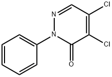 1-PHENYL-4,5-DICHLORO-6-PYRIDAZONE Structural