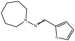 Hexahydro-1-(2-thenylideneamino)-1H-azepine Structural