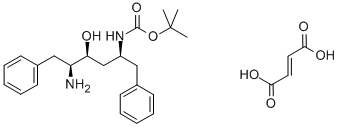 [1S-(1R*,3R*,4R*)]-[4-Amino-3-hydroxy-5-phenyl-1-(phenylmethyl)pentyl]carbamic acid 1,1-dimethylethyl ester (E)-2-butenedioate