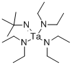 TANTALUM TRIS(DIETHYLAMIDO)-TERT-BUTYLIMIDE Structural