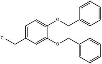 3,4-DIBENZYLOXYBENZYL CHLORIDE Structural