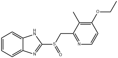 2-[(4-ETHOXY-3-METHYL-2-PYRIDINYL)-METHYLSULFINYL]-BENZIMIDAZOLE