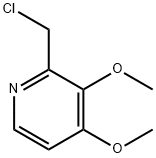 2-CHLOROMETHYL-3,4-DIMETHOXY PYRIDINE HYDROCHLORIDE Structural