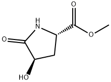 L-Proline, (4R)-4-hydroxy-5-oxo-, methyl ester (9CI) Structural