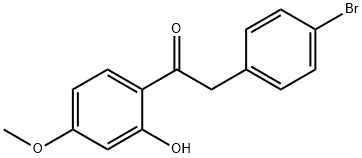 2-(4-Bromophenyl)-1-(2-hydroxy-4-methoxyphenyl)ethanone