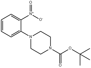 1-TERT-BUTOXYCARBONYL-4-(2-NITROPHENYL)PIPERAZINE Structural