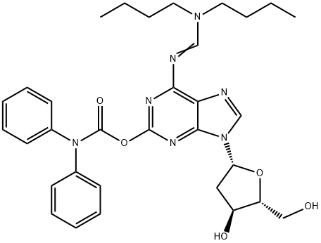 N6-(DIISOBUTYLAMINOMETHYLIDENE)-O2-(DIPHENYLCARBAMOYL)-2'-DEOXYISOGUANOSINE